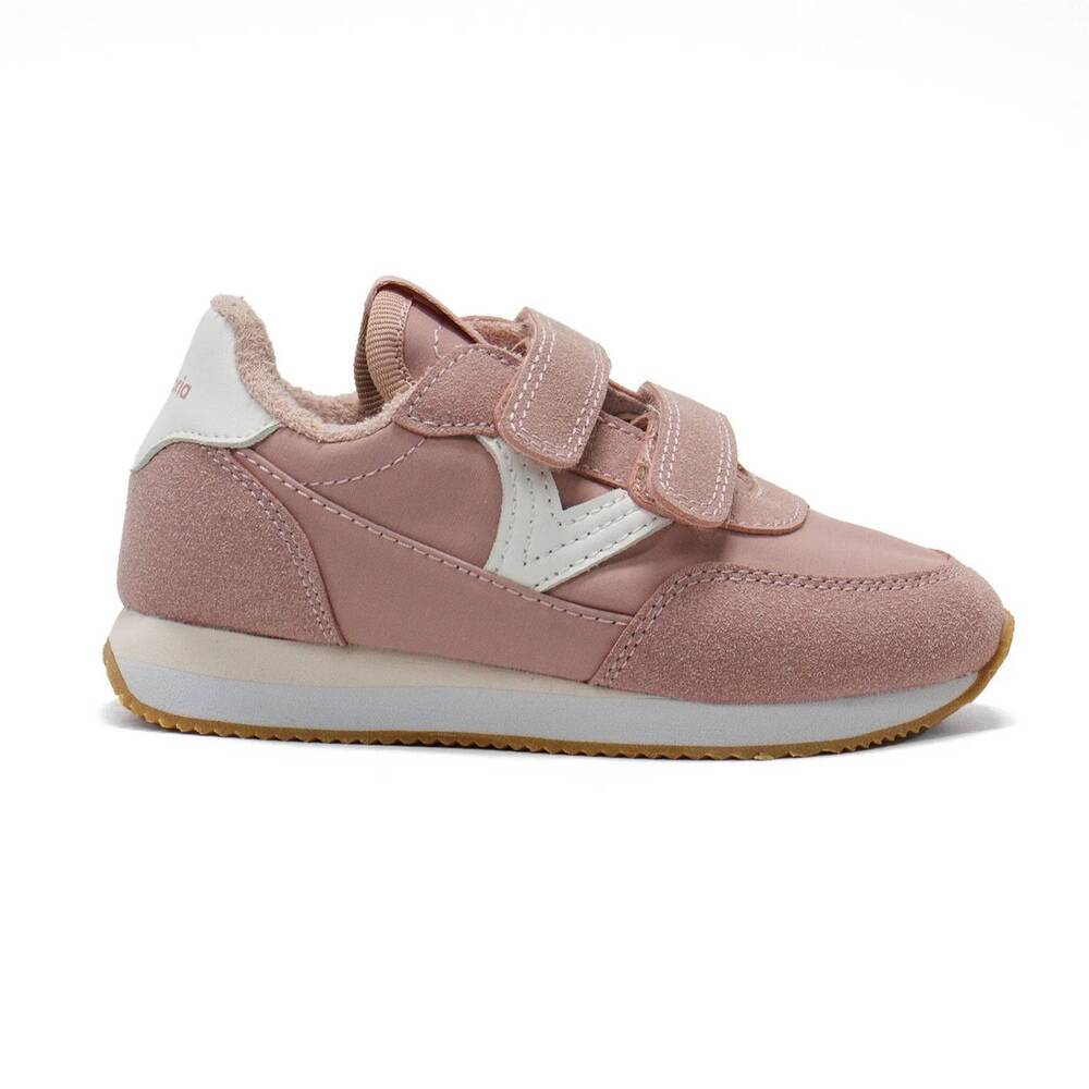NEW VICTORIA girls' astro monochrome straps sneakers in pink